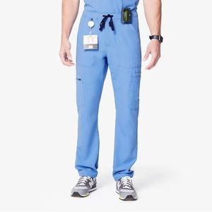 Figs Mens Ceil Blue Cargo Scrubs XL/T